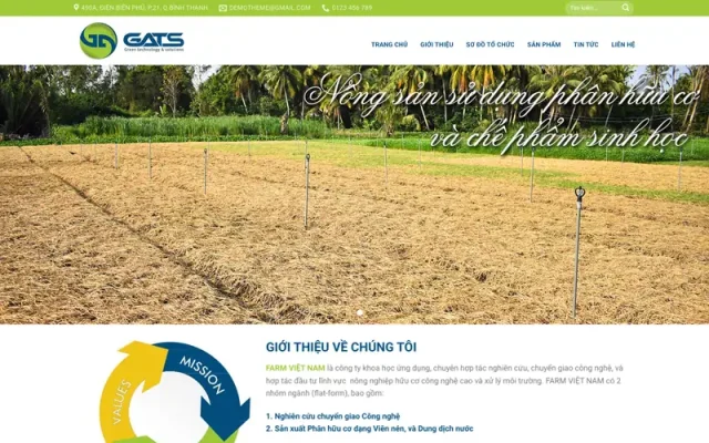 Mẫu web giới thiệu công ty 3