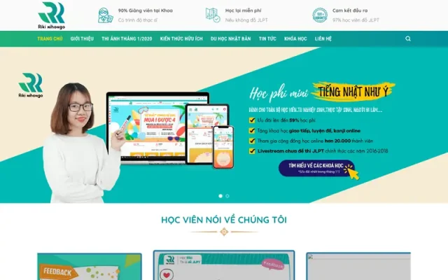 Mẫu web giáo dục 01