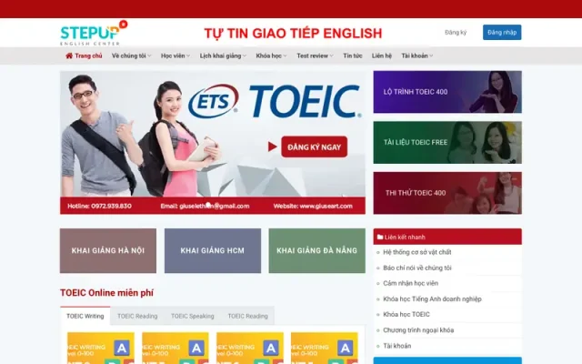 Mẫu web giáo dục 12