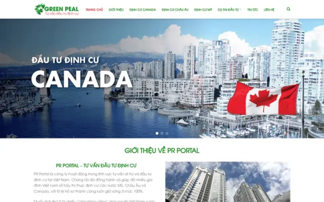 Mẫu web giới thiệu công ty 01