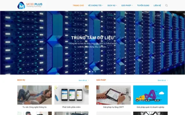 Mẫu web giới thiệu công ty 06