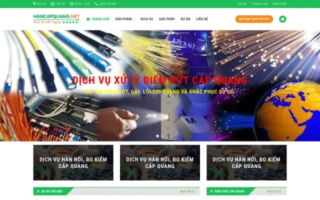 Mẫu web giới thiệu công ty 07