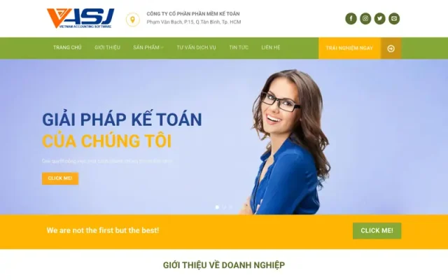 Mẫu web giới thiệu công ty 08