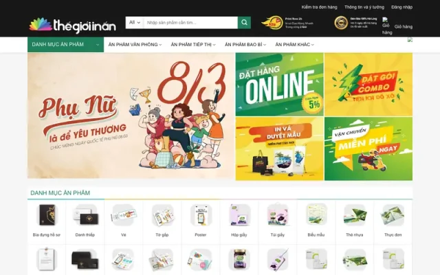 Mẫu web in ấn 02