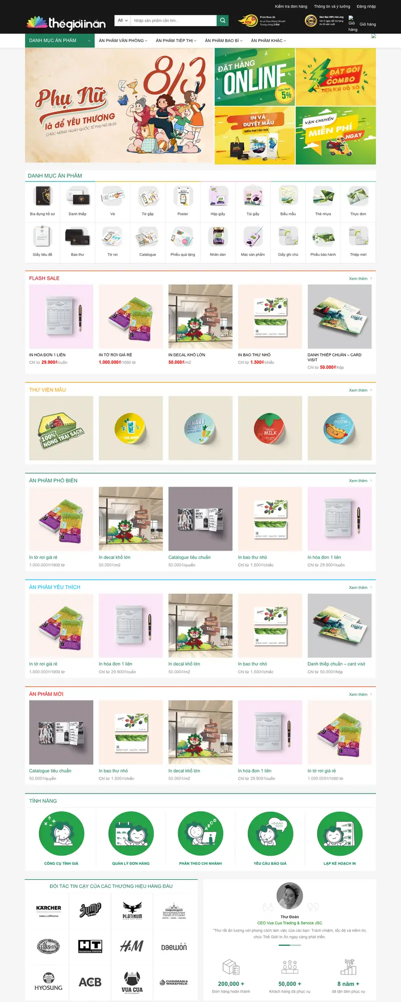 Mẫu web in ấn 02 – màn hình 1