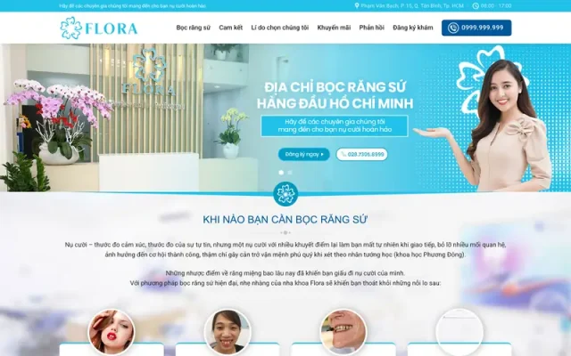 Mẫu web nha khoa 01