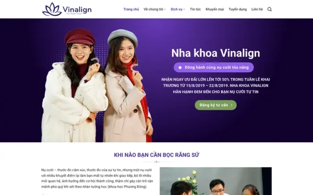Mẫu web nha khoa 02