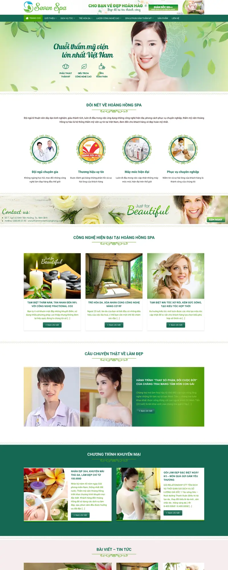 Mẫu web spa 01