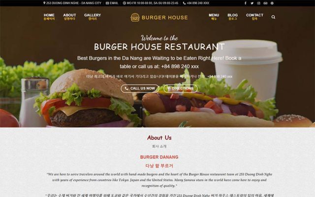 Mẫu web bán bánh mỳ