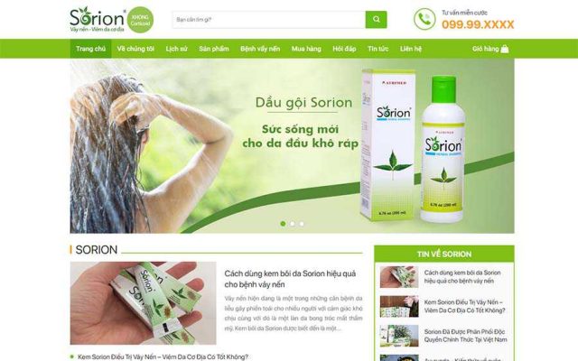 Mẫu web bán dược phẩm 04