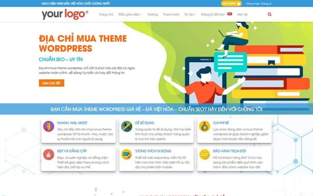 Mẫu web bán , thiết kế