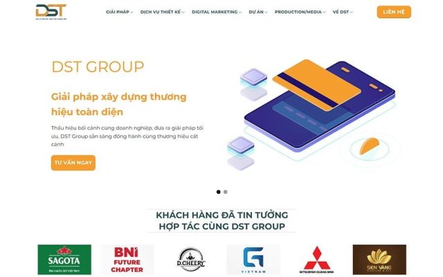 Mẫu web công ty digital marketing 03
