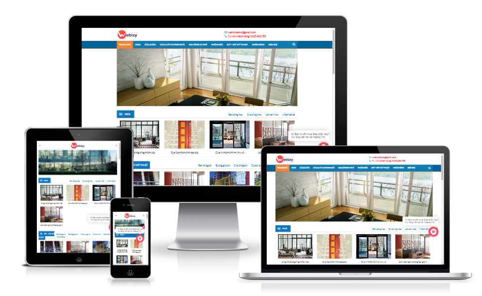 Theme WordPress Gia Công Cơ Khí – màn hình 1