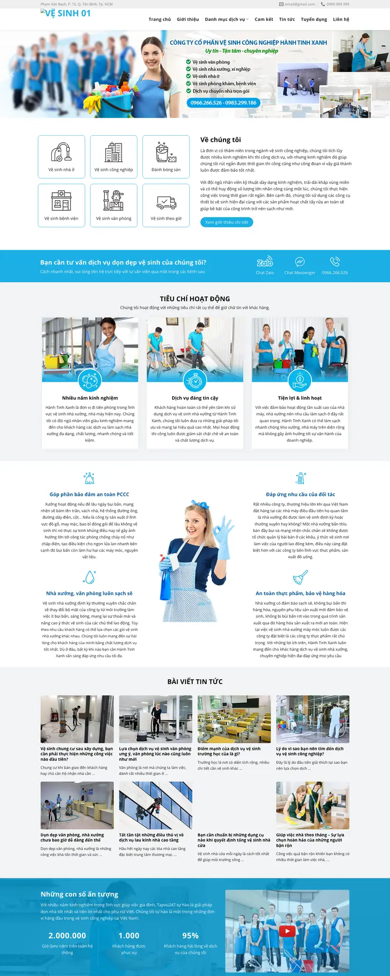 Mẫu web vệ sinh 01