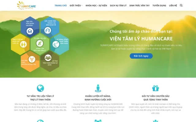 Mẫu web viện tâm lý