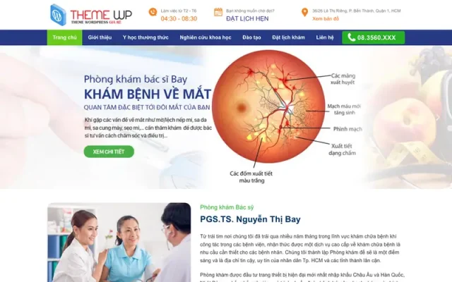 Mẫu web phòng khám