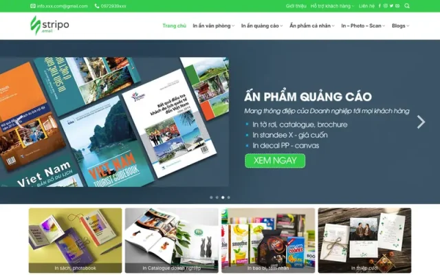 Mẫu web in ấn 4