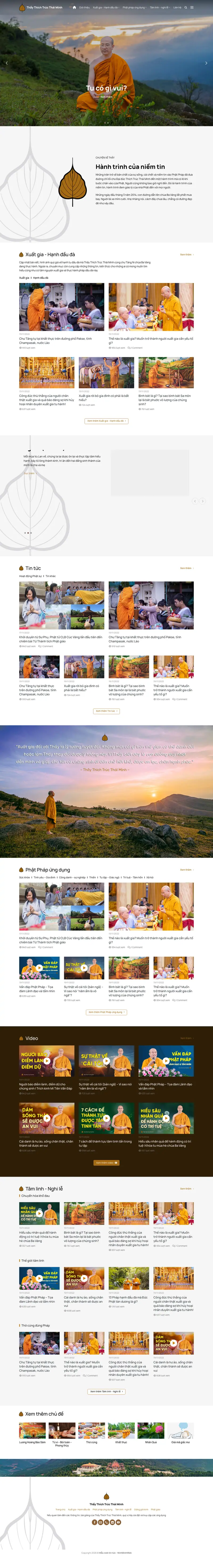 Mẫu web chùa 3