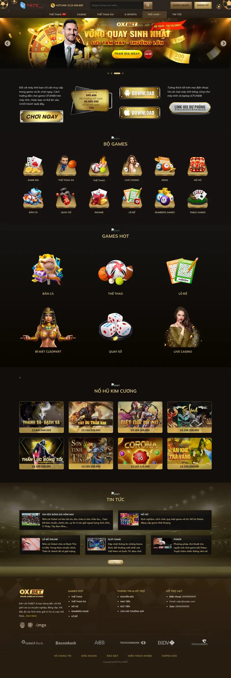 Mẫu web canino 1