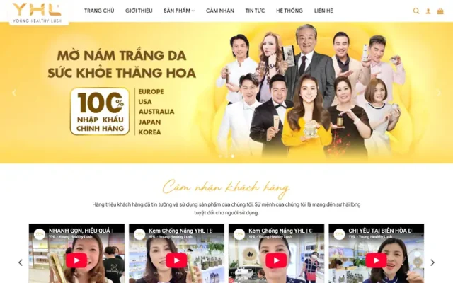 Mẫu web bán mỹ phẩm 05