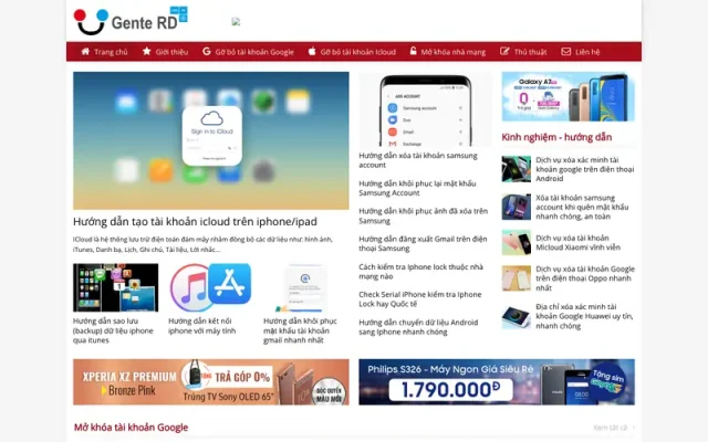 Mẫu web tin tức new
