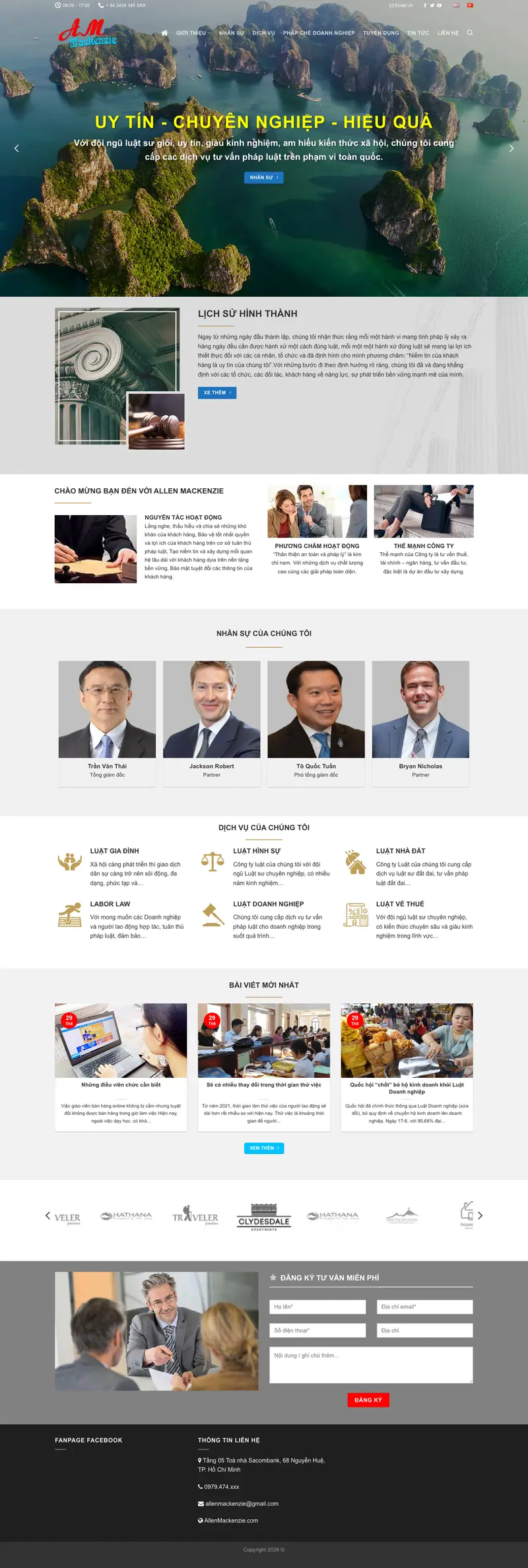 Mẫu web luật sư 4
