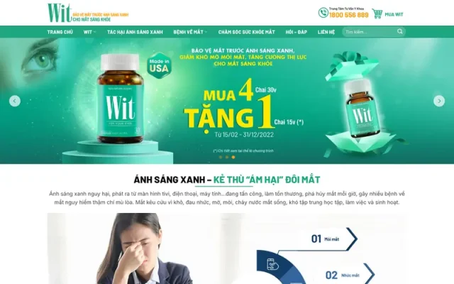 Mẫu web dược phẩm nhà thuốc 8