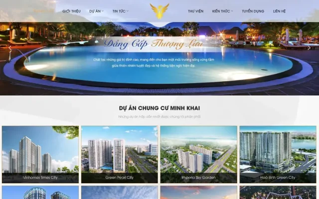 Mẫu web bds 33