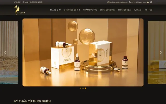 Mẫu web bán mỹ phẩm 15