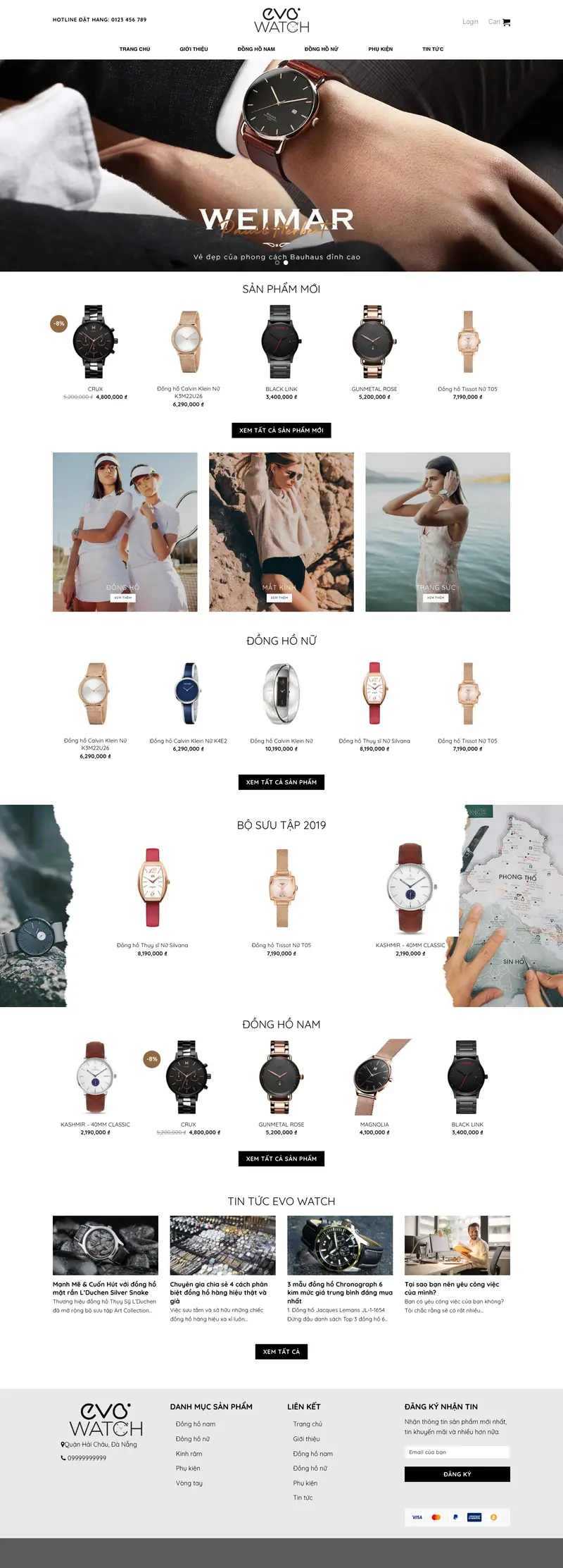 Mẫu web đồng hồ 5