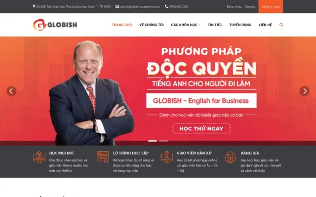 Mẫu web giáo dục edu 9