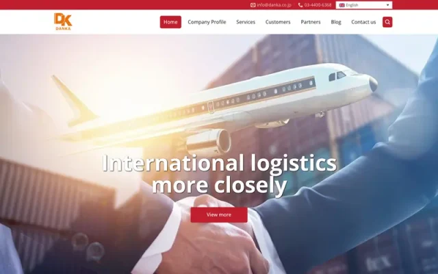 Mẫu web dịch vụ vận chuyển