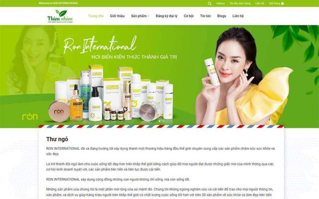 Mẫu web bán dược phẩm 5