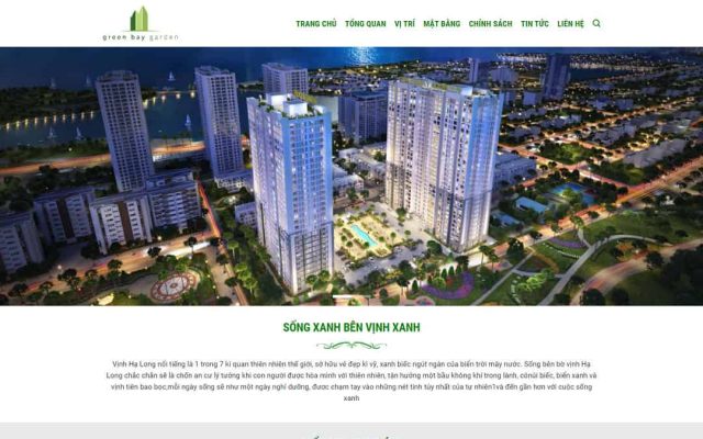 Mẫu web landing page bất động sản 09