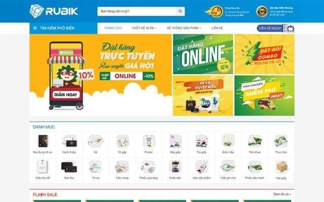 Mẫu web công ty in ấn 04