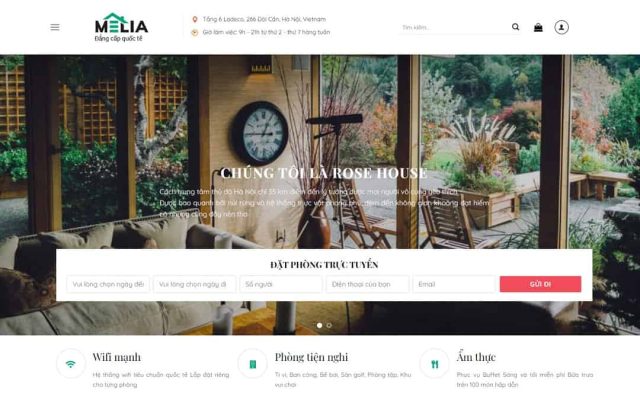 Mẫu web khách sạn 04