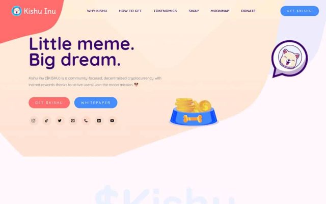 Mẫu web landing page giới thiệu tiền điện tử – crypto 02