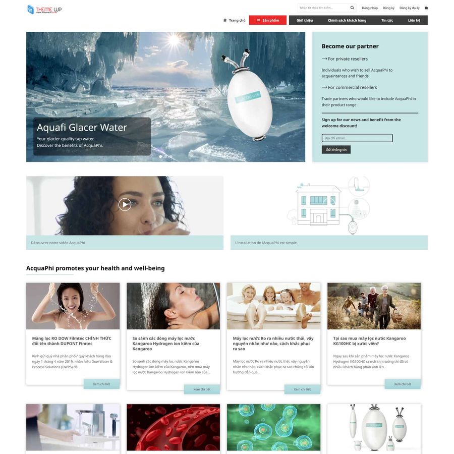 Theme wordpress máy lọc 3 – màn hình 1