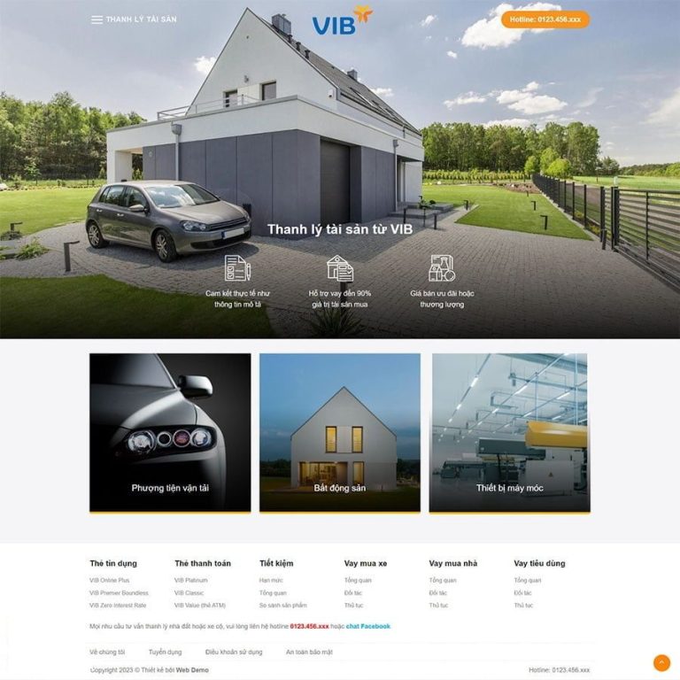 Mẫu web thu mua, thanh lý đồ cũ 05