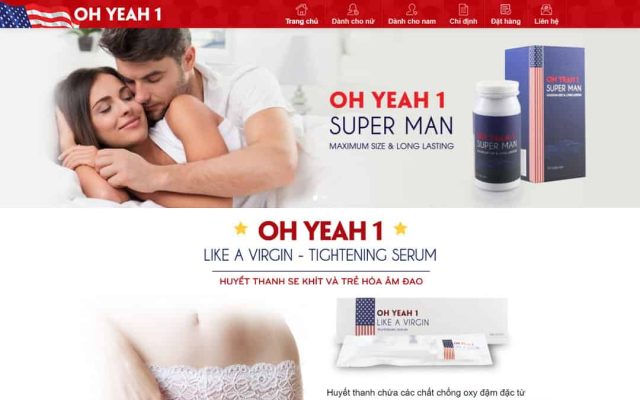 Mẫu web landing thực phẩm chức năng 04
