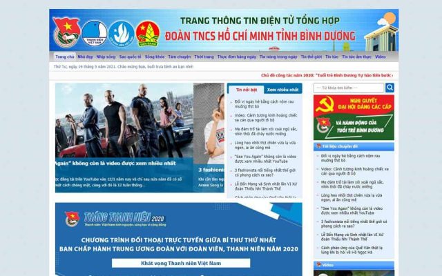 Mẫu web tin tức 09