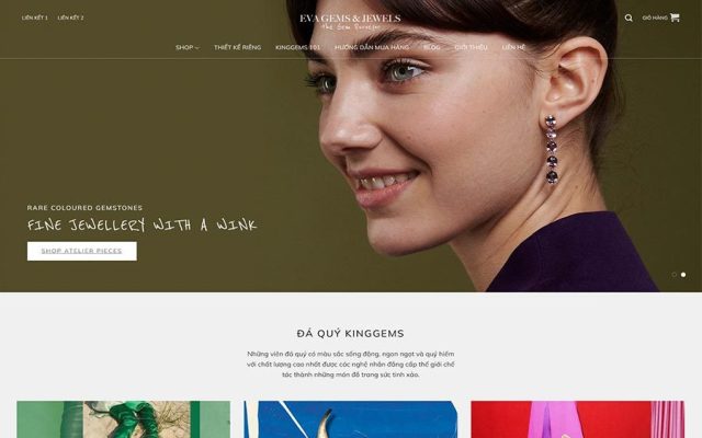 Mẫu web bán trang sức 02