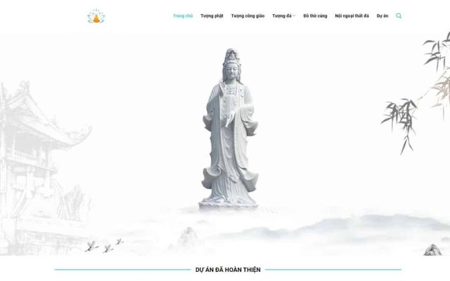 Mẫu web tượng phật, điêu khắc