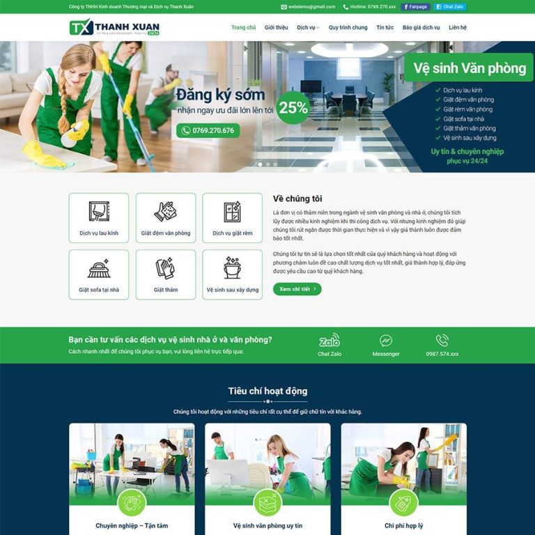 Mẫu web dịch vụ vệ sinh 04