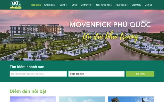 Mẫu web du lịch 16