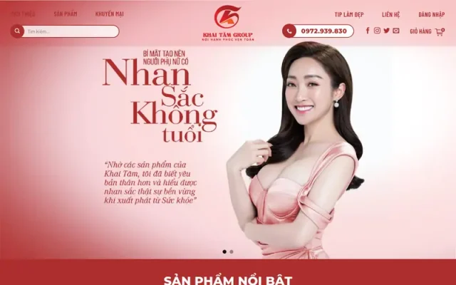 Mẫu web spa 06