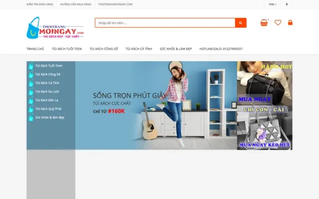 Mẫu web thời trang