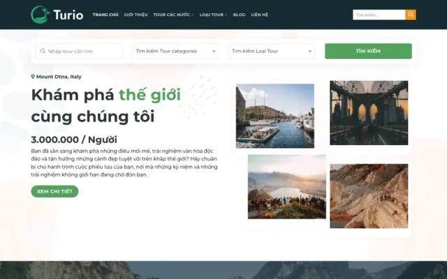 Mẫu web du lịch 017