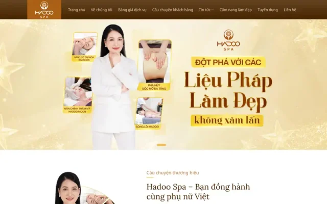 Mẫu web spa 08