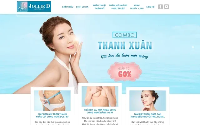 Mẫu web spa 09